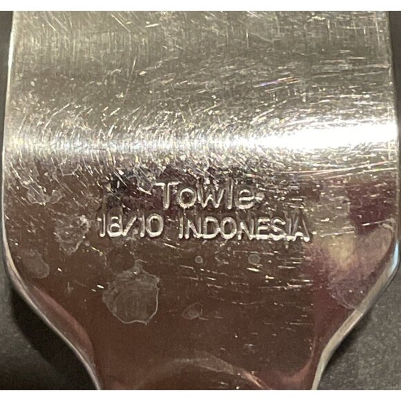 Towle Nordic 18/10 Stainless Dinner Forks Fork‎ Set Of 4 Indonesia Flatware - Picture 3 of 4